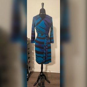 Diane VonFurstenberg Tiger Wrap Dress